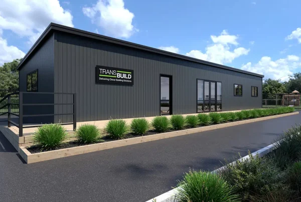 Transbuild Commerical C144 Accessory Building Exterior