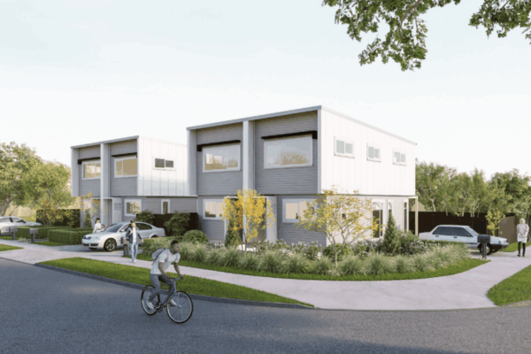 5 Exterior view of the developer series community housing