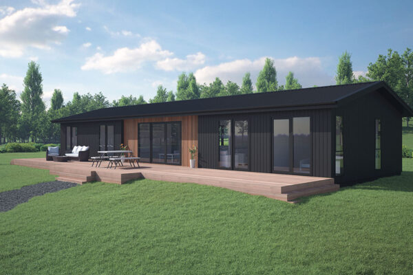 Exterior-Gable-B4-144-Media-1 Exterior view of a transbuild transportable home