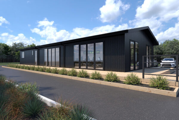 Transbuild-C216 Large Office with Facilities building with deck