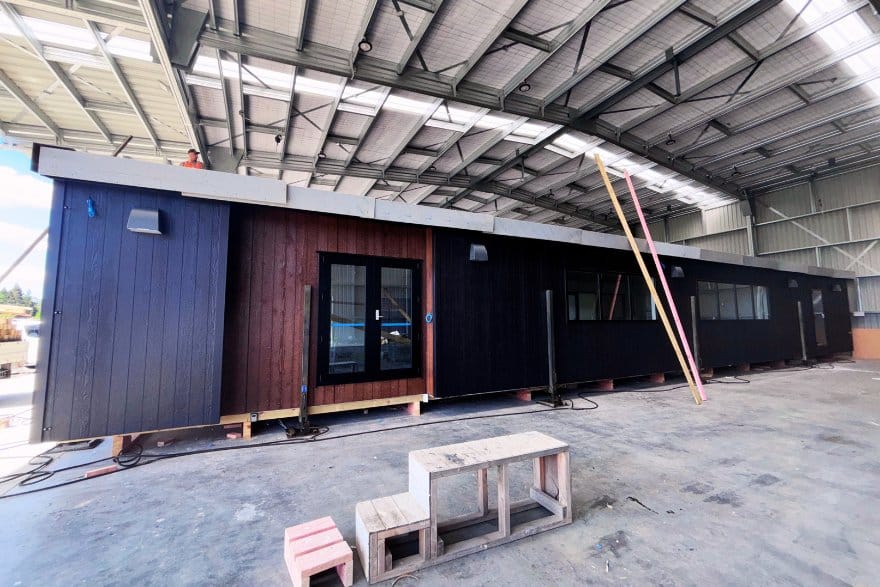 Transbuild commerical port of auckland transportable buildings delivery installation factory prebuilt offsite (13) Factory built commercial office by Transbuild Commercial for Port of Auckland offsite.