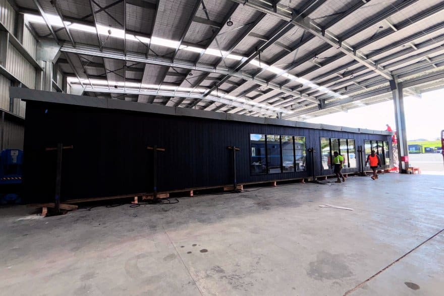 Transbuild commerical port of auckland transportable buildings delivery installation factory prebuilt offsite (6) offsite construction largest project on record by Transbuild Commercial