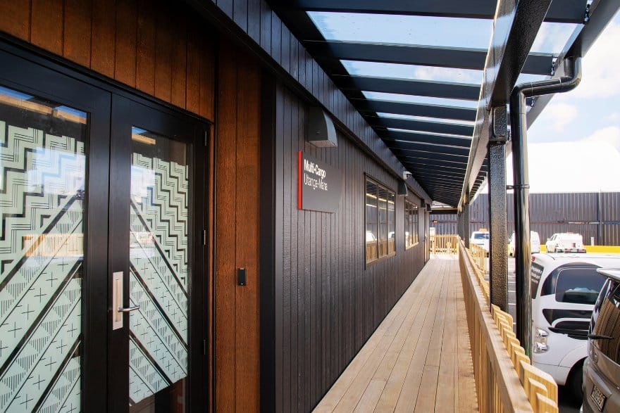 Walkthrough video of Port of Auckland Multi Cargo Building — 211 m² transportable commercial office