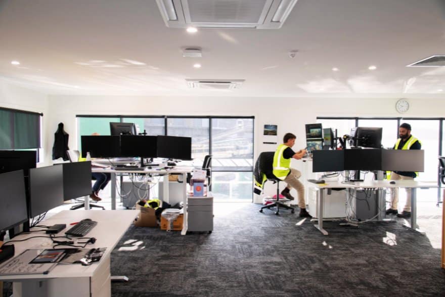 transportable commercial building port of auckland multi-cargo (2) Port of Auckland prefab project completed by professional team at Transbuild Commercial interior workspace