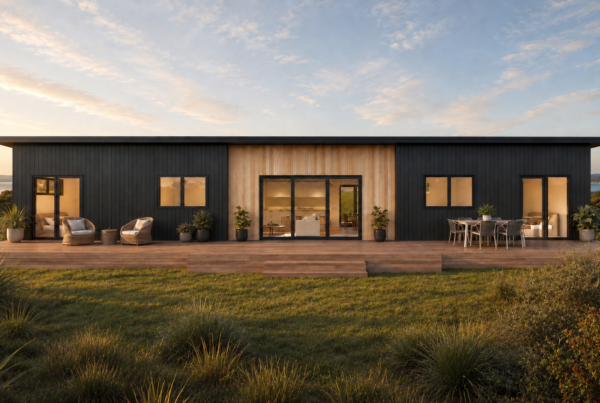 Arrowsmith 144 Exterior Mono Transbuild Transportable home