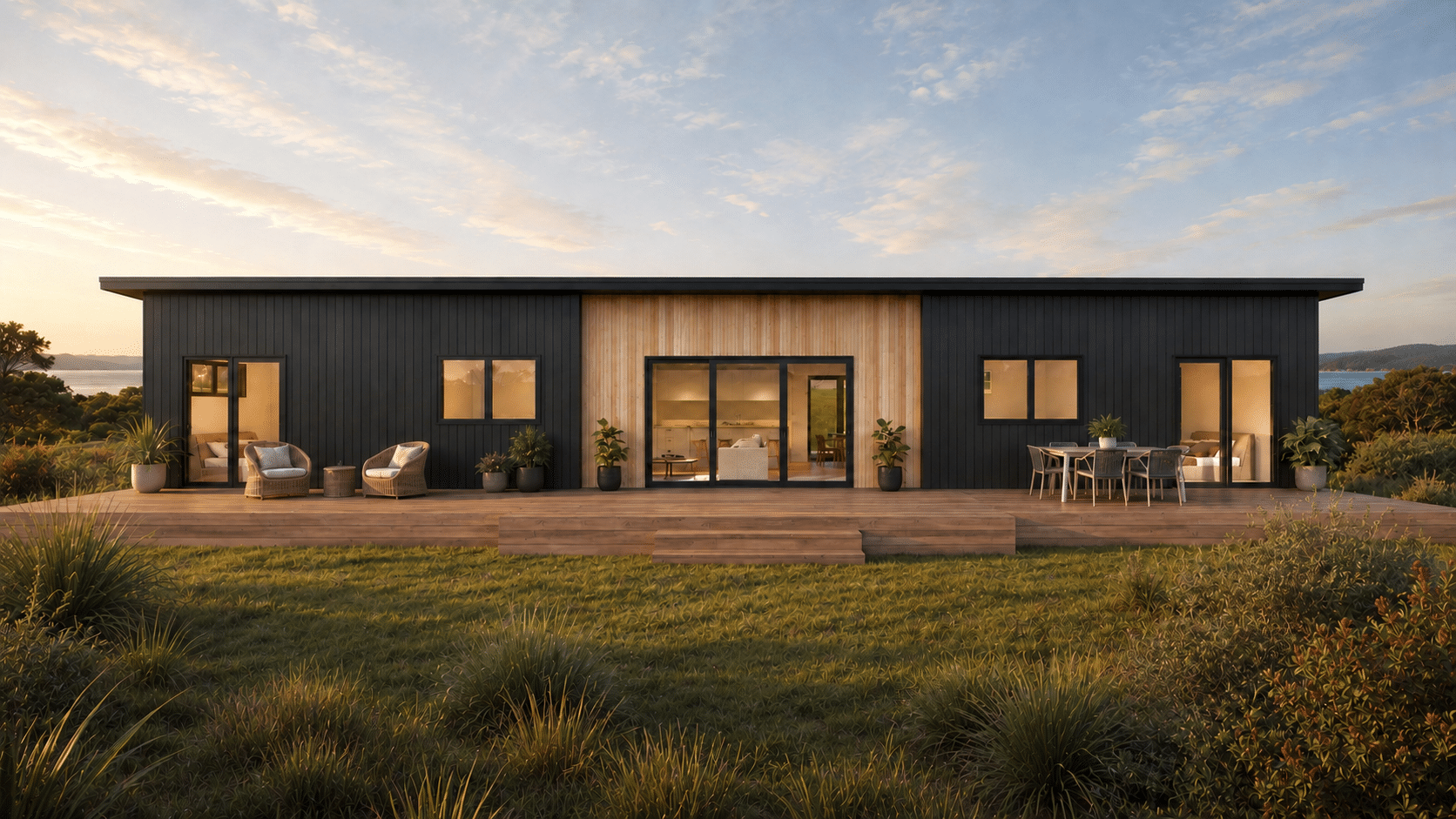 Arrowsmith 144 Exterior Mono Transbuild Transportable home