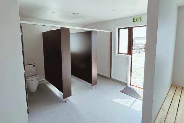 Transportable Ablution toilet block interior image