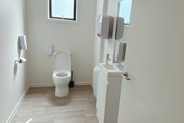 Transbuild nz made ablution block toilet interior image