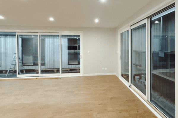 Beaumont 175 - Stacker Doors to the outdoors indoor outdoor flow is key in a transportable home nz