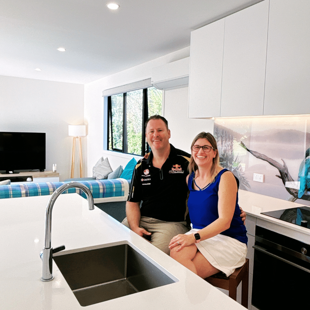 Nicky & Brad's Hahei retreat transportable home transbuild