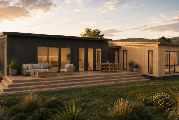 Kaimai 151 modular prefab home render by transbuild