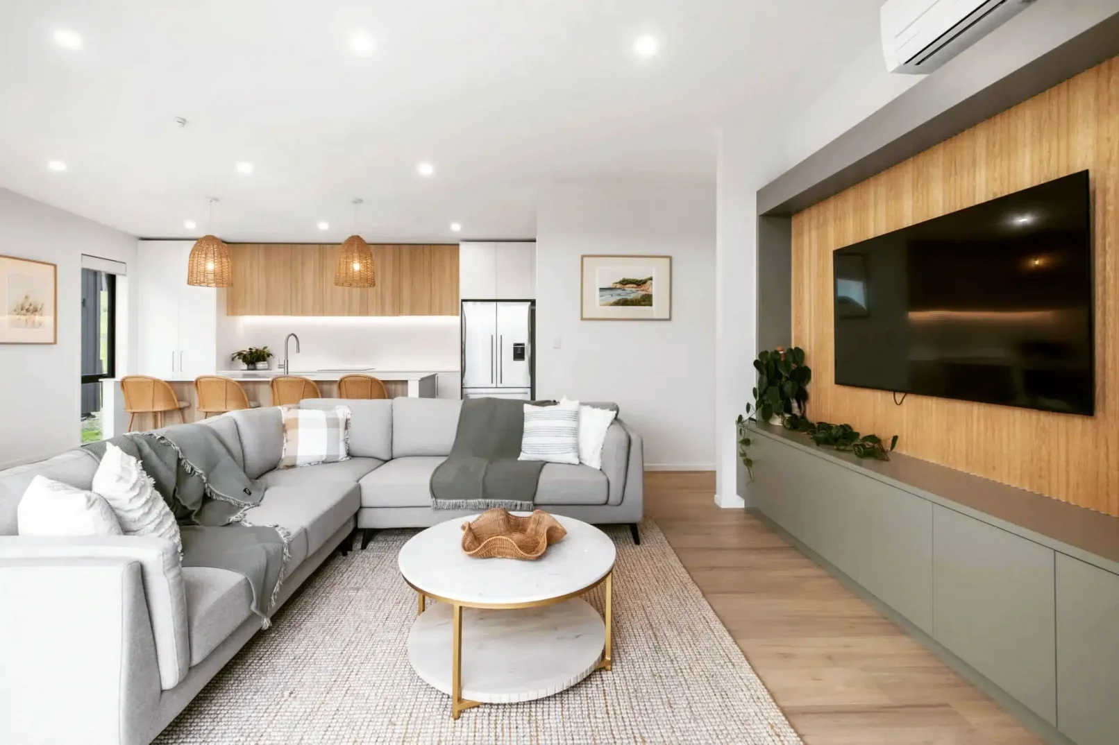 Incredible example of prefab home with stunning architectural features. Ruapehu 151 by Transbuild