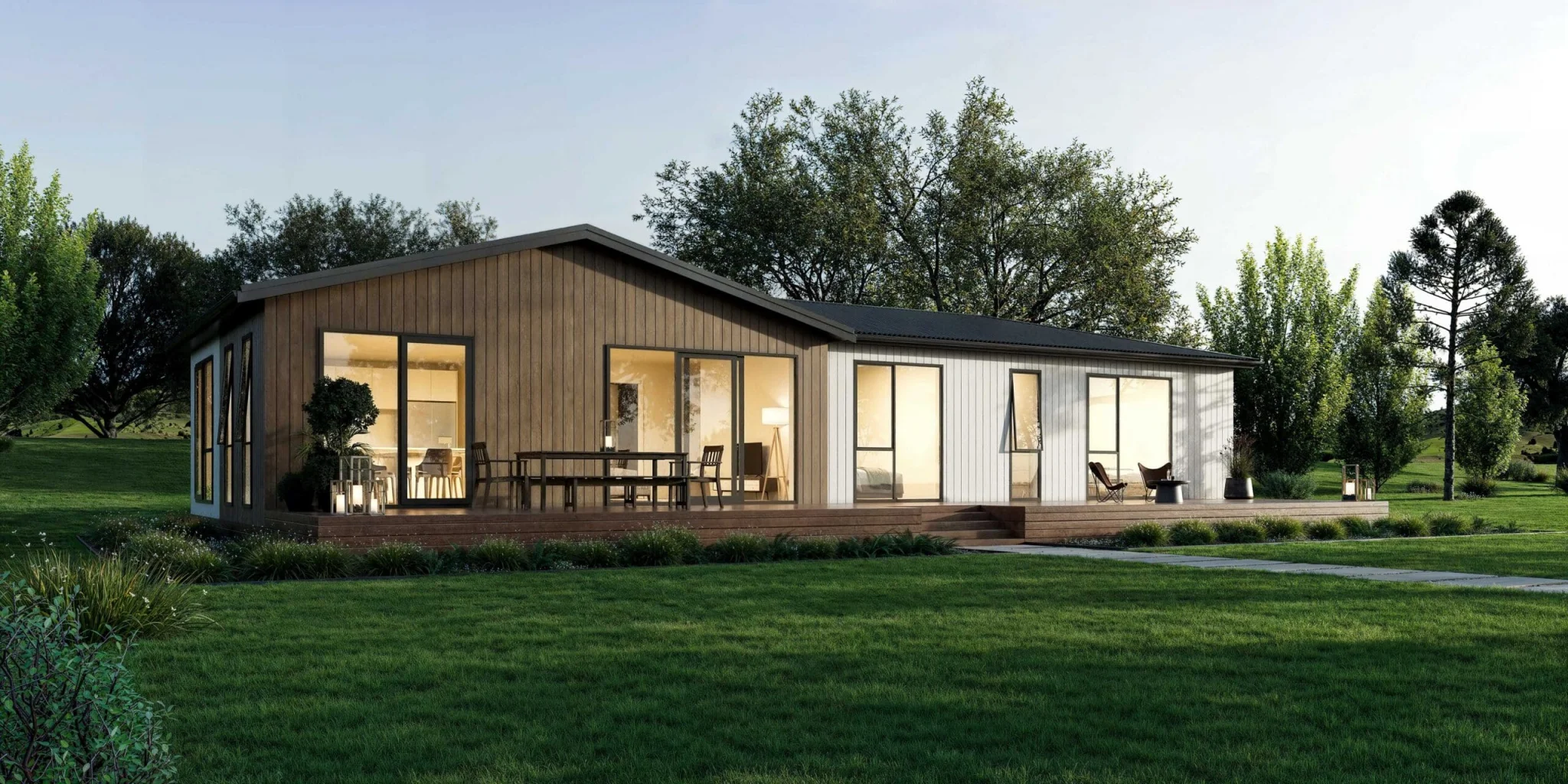 Te Aroha Render 3 Bedroom Transportable Plan 128sqm